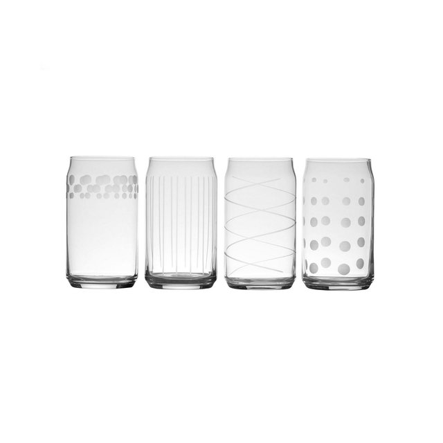 Mikasa Cheers Seltzer Glasses Set of 4, 18.5 oz