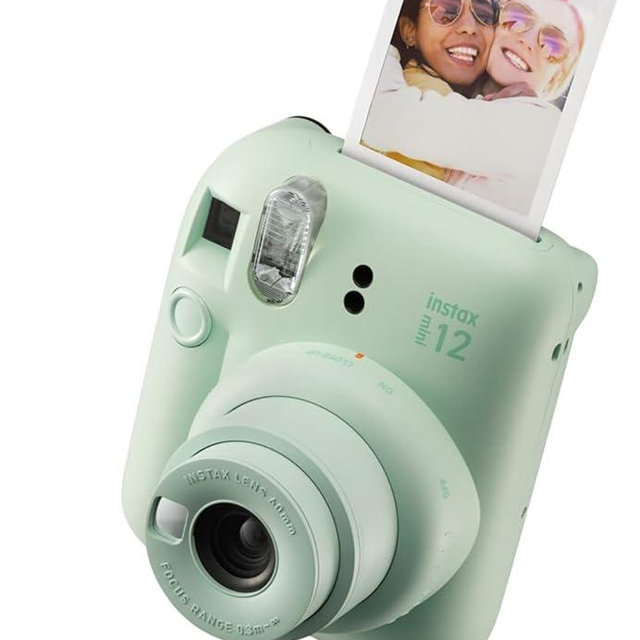 Fujifilm Instax Mini 12 Instant Camera (Mint Green) (Renewed)