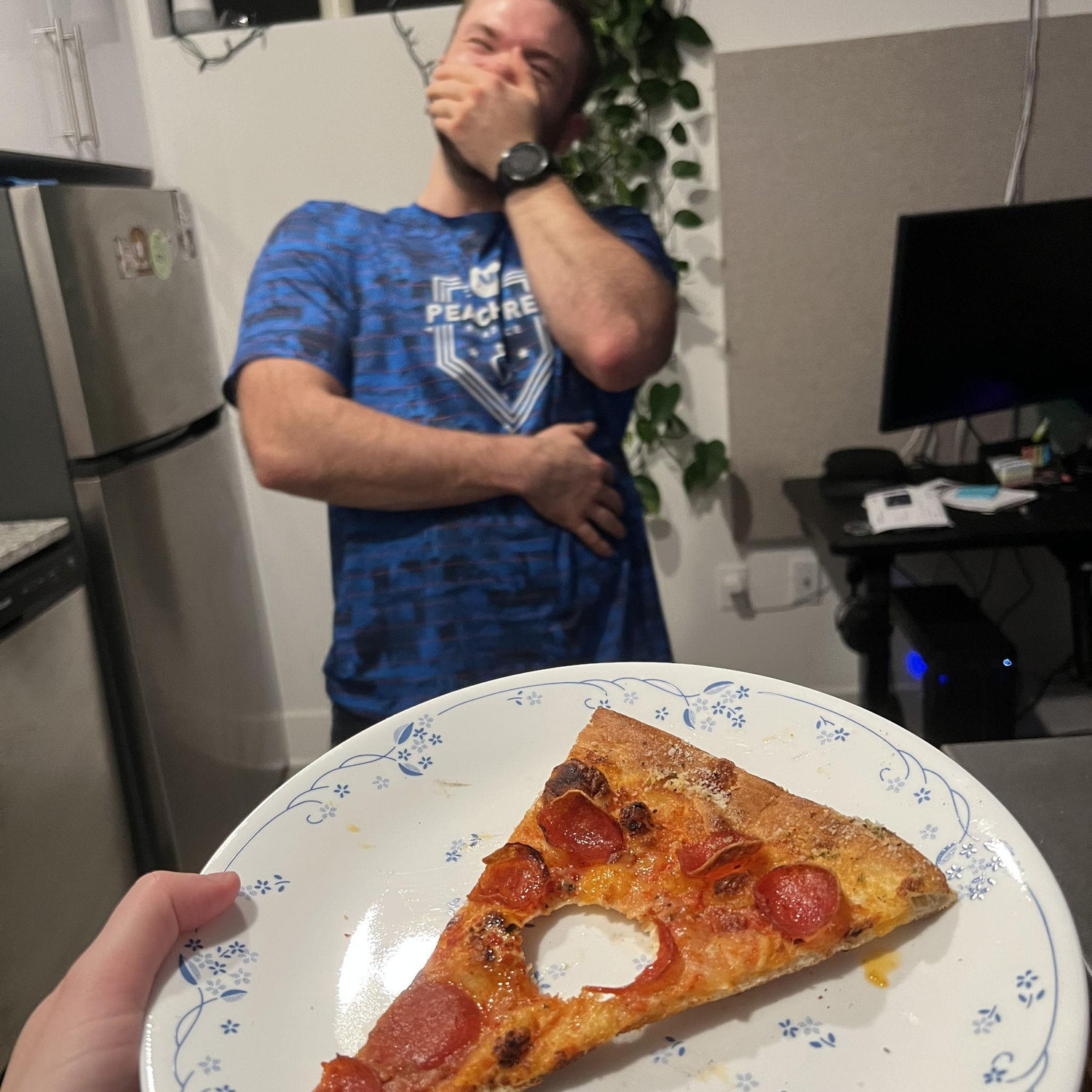 Mike wanted "just a bite"