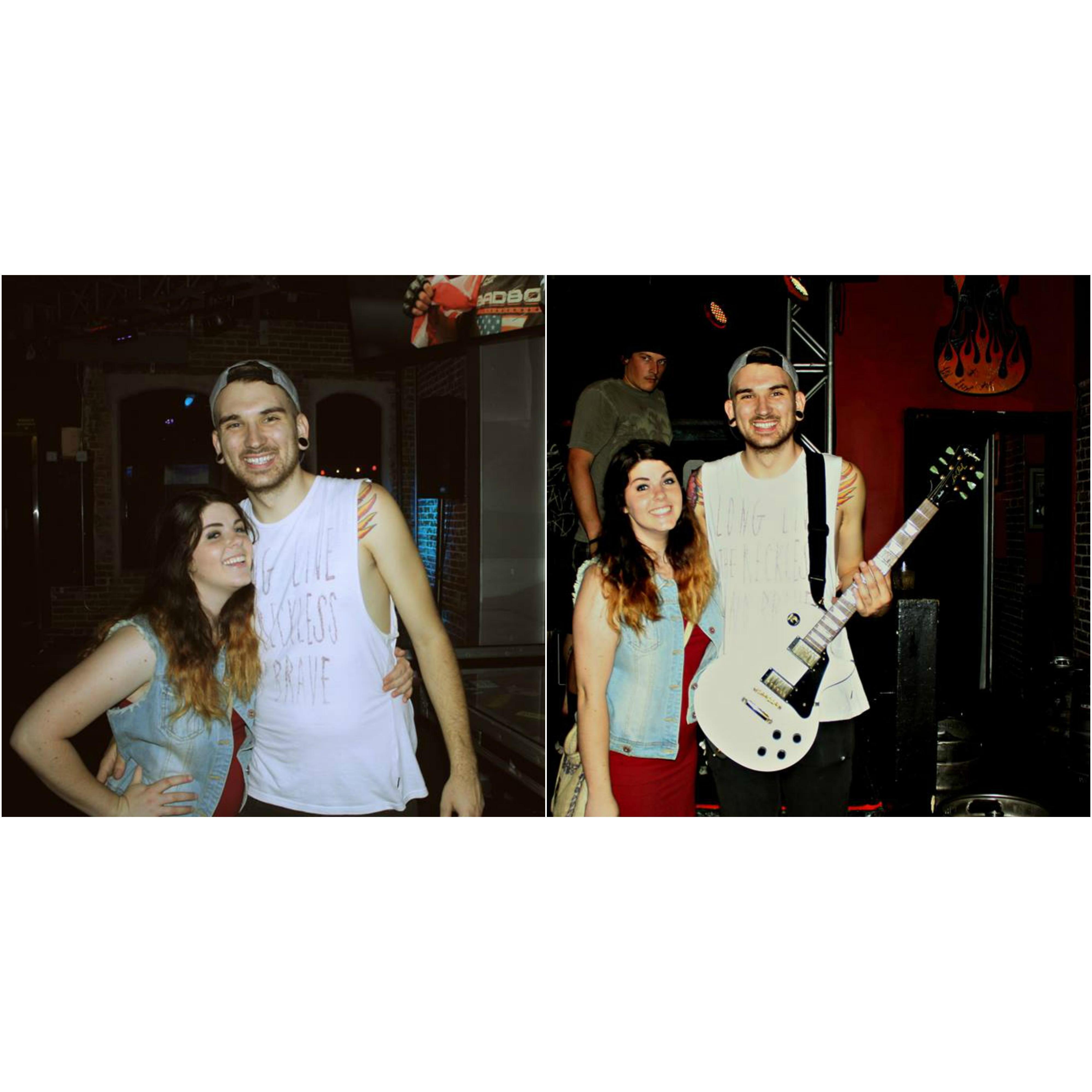 We love going to concerts together, but especially when Garett is the musician on stage!