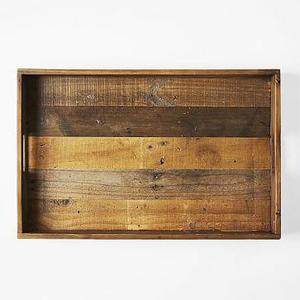 Reclaimed Wood Tray, Natural, 18"x28"