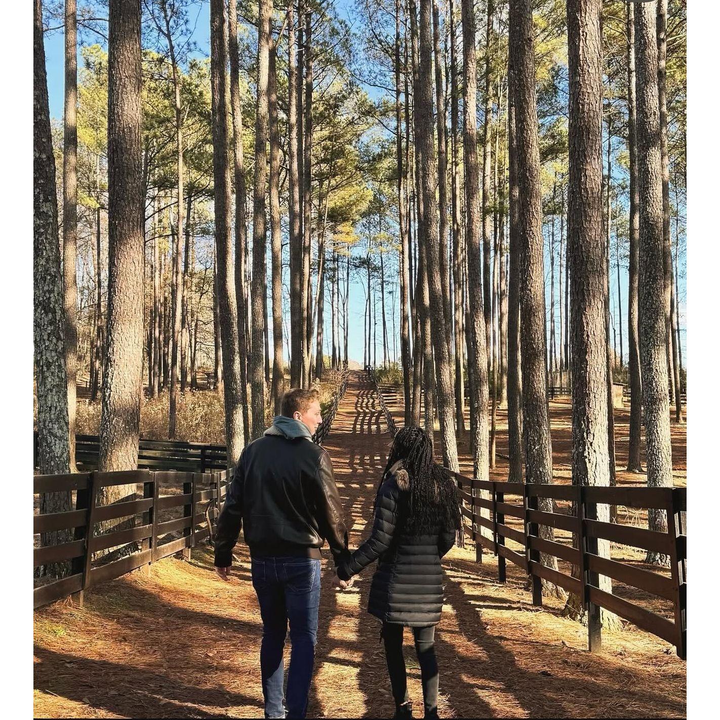 A stroll through our wedding venue grounds confirmed it—we had found the perfect place to say “I do”!