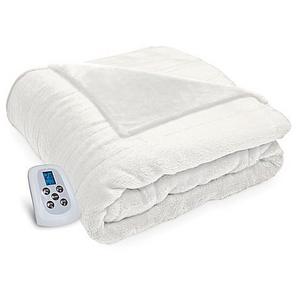 Therapedic® Silky Plush Queen Warming Blanket in Marshmallow