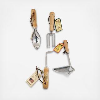 4-Piece Birch Handle Gardening Tool Set
