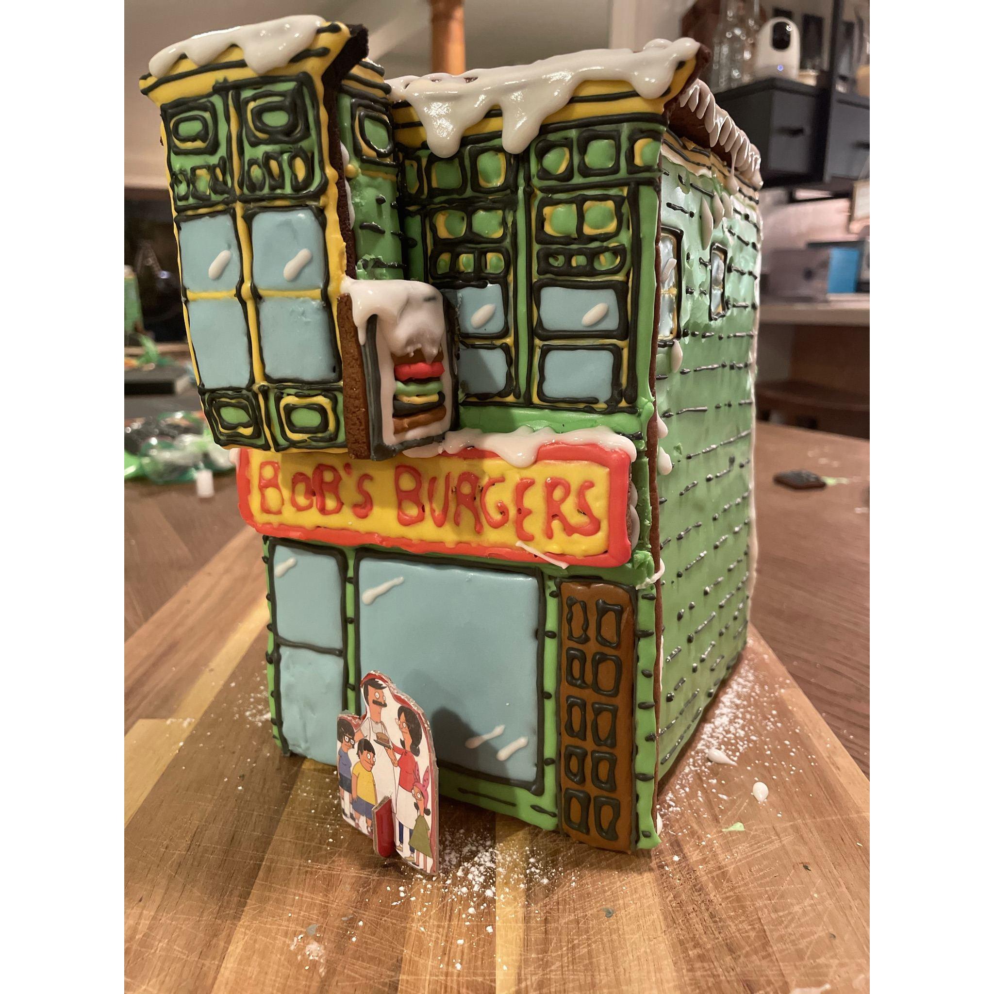 Our first gingerbread project.