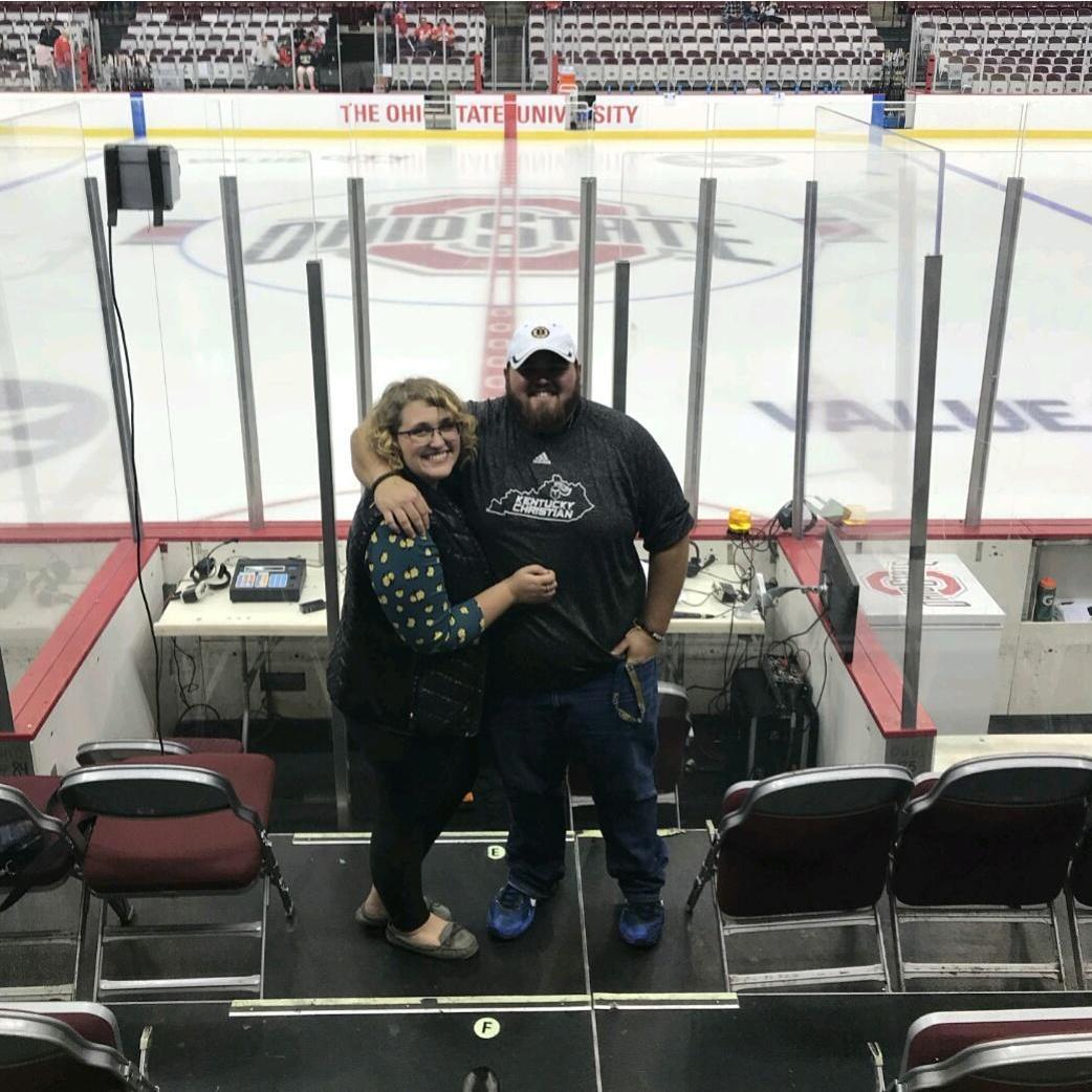 Our first hockey game together!