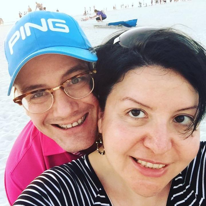 On a beach in Florida!