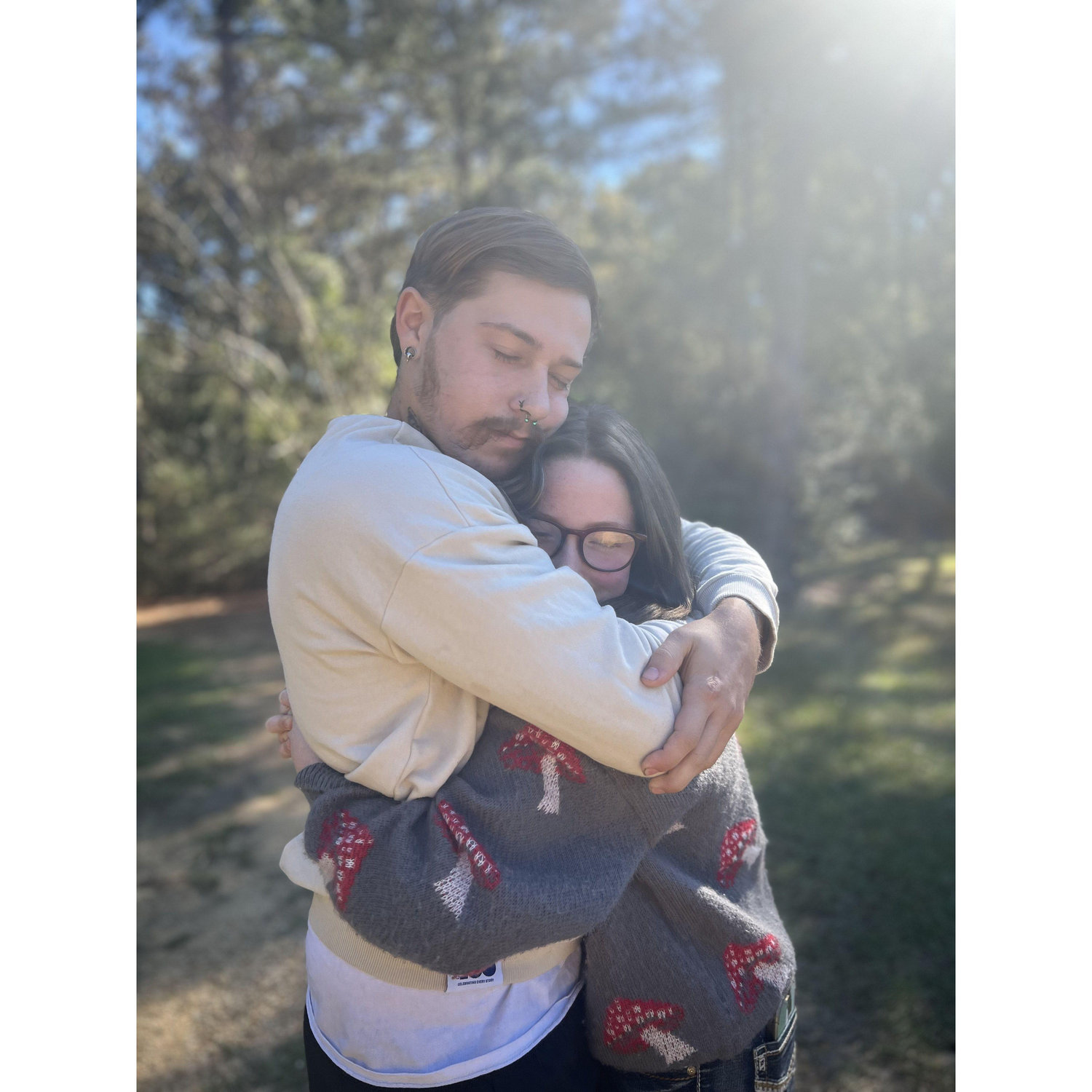 Us getting to see Skylar for the first time in months.