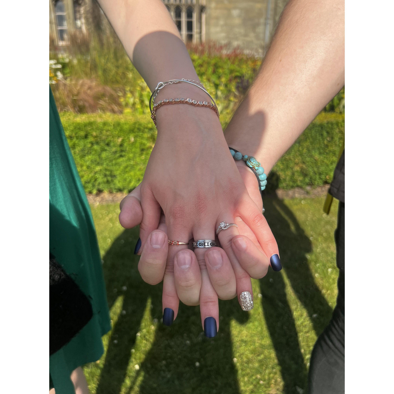 I said yes, which has led us to this special moment.
