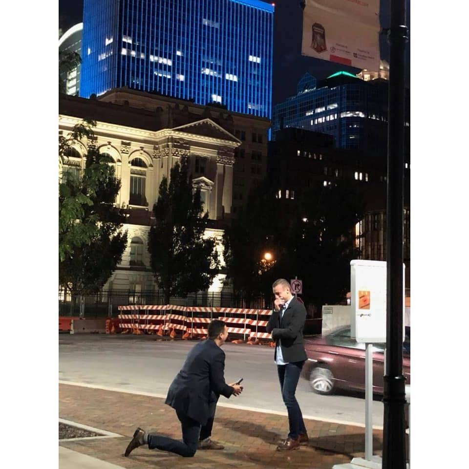Gabe proposing to Logan, and changing their lives forever.