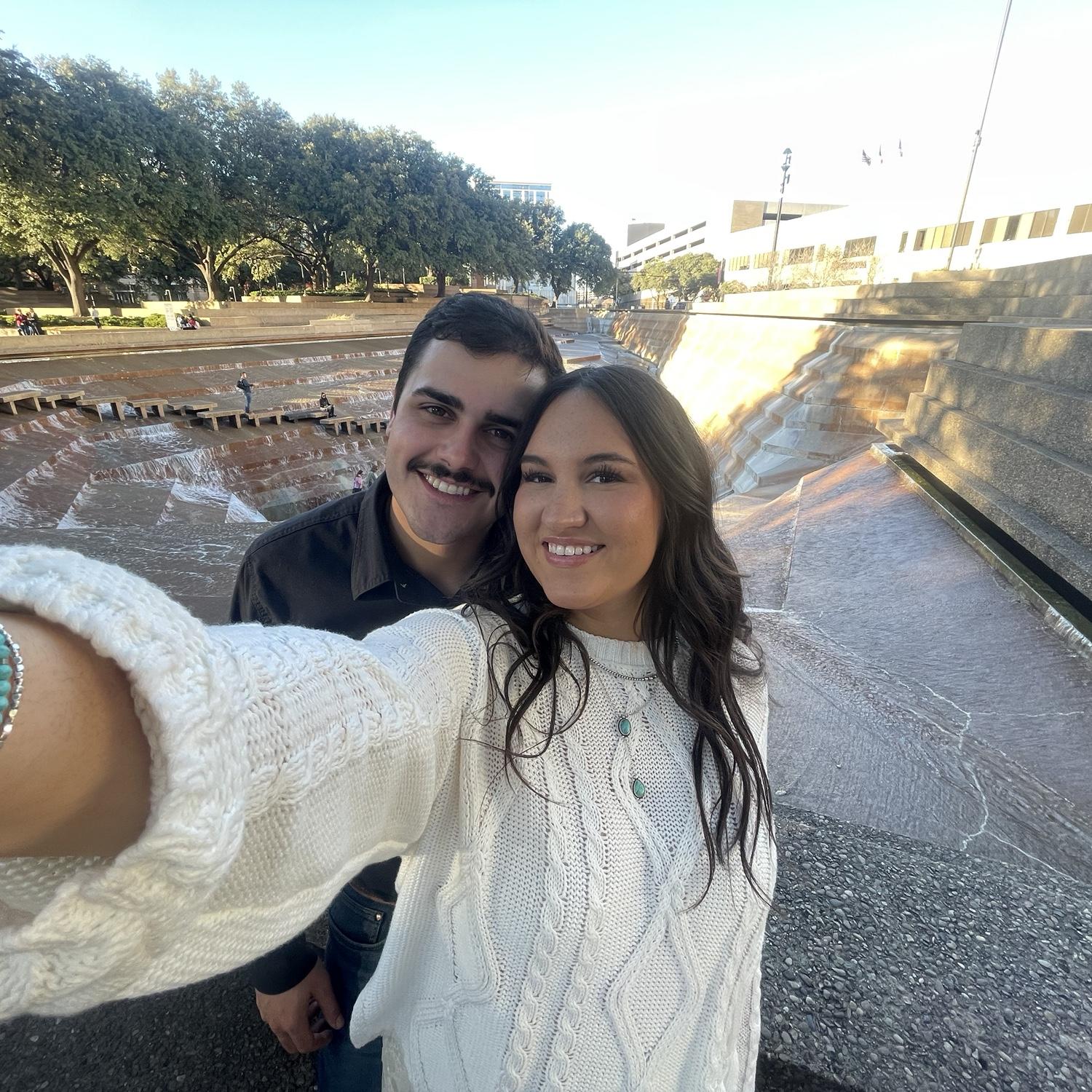 The day he popped the question 💍