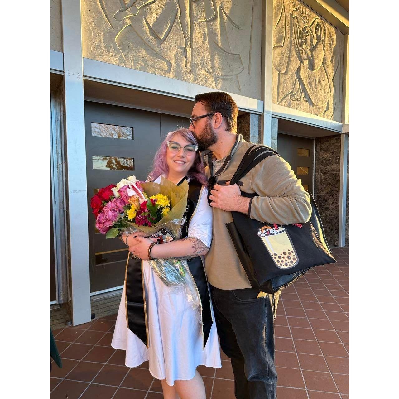 Krista's graduation for her RN BSN