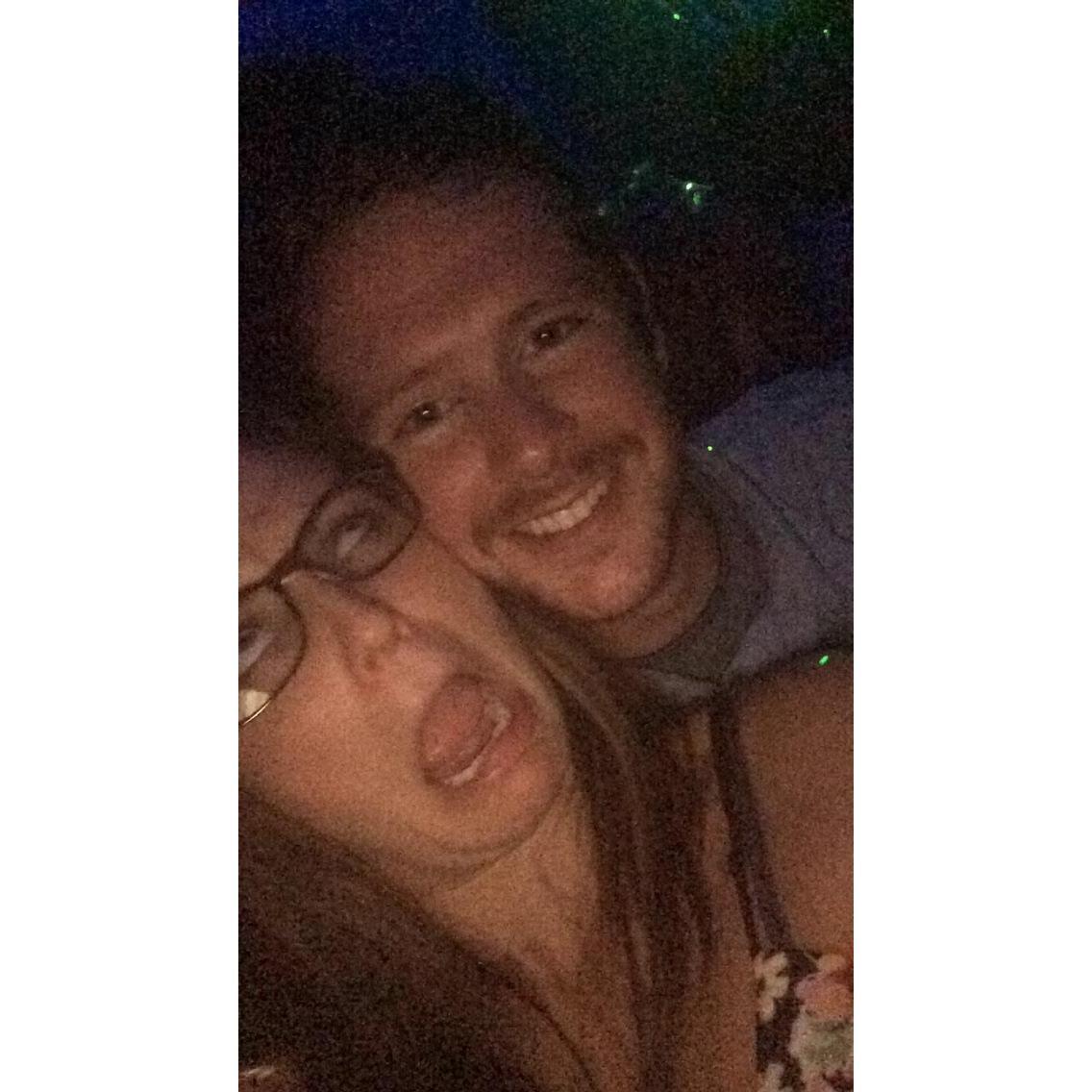 The very first photo we ever took together. Unfortunately.