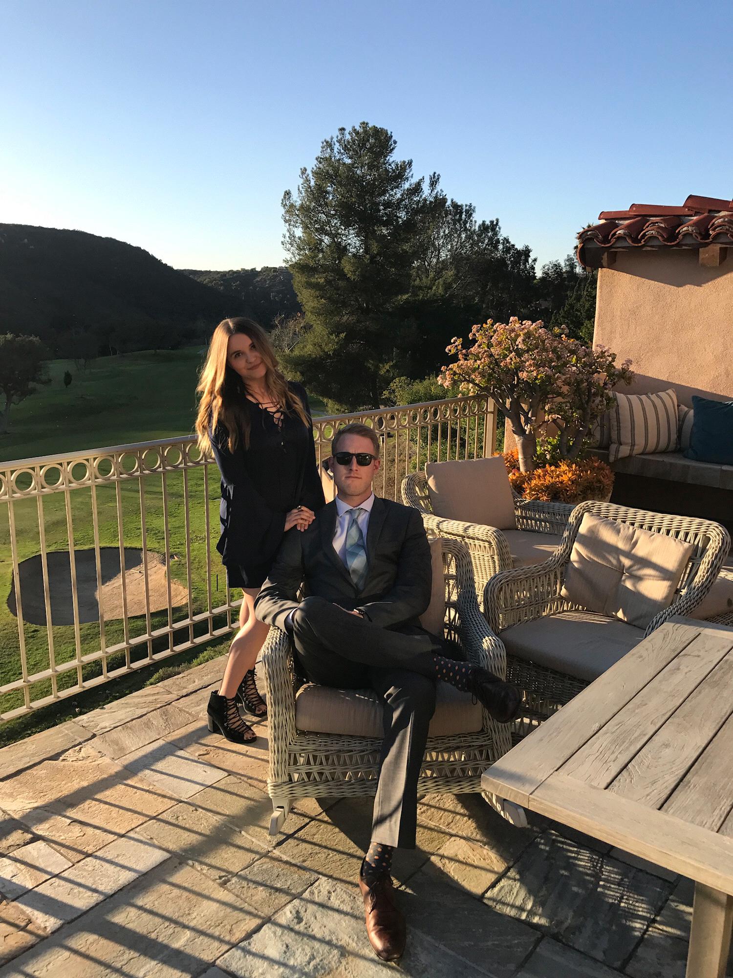 This was taken at our friend's wedding in Jan. 2017
