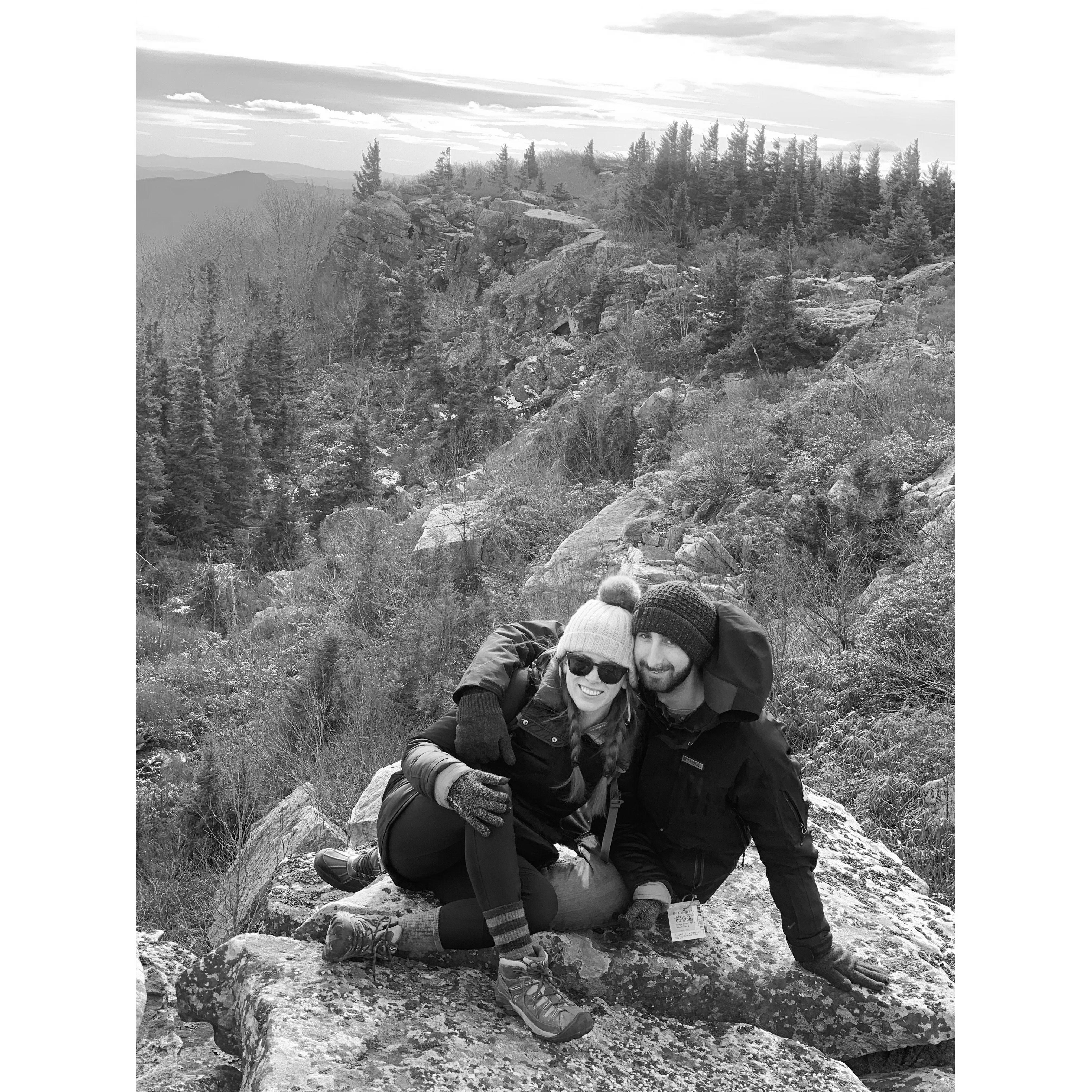 Trip to Dolly Sods, WV with friends, Winter 2019