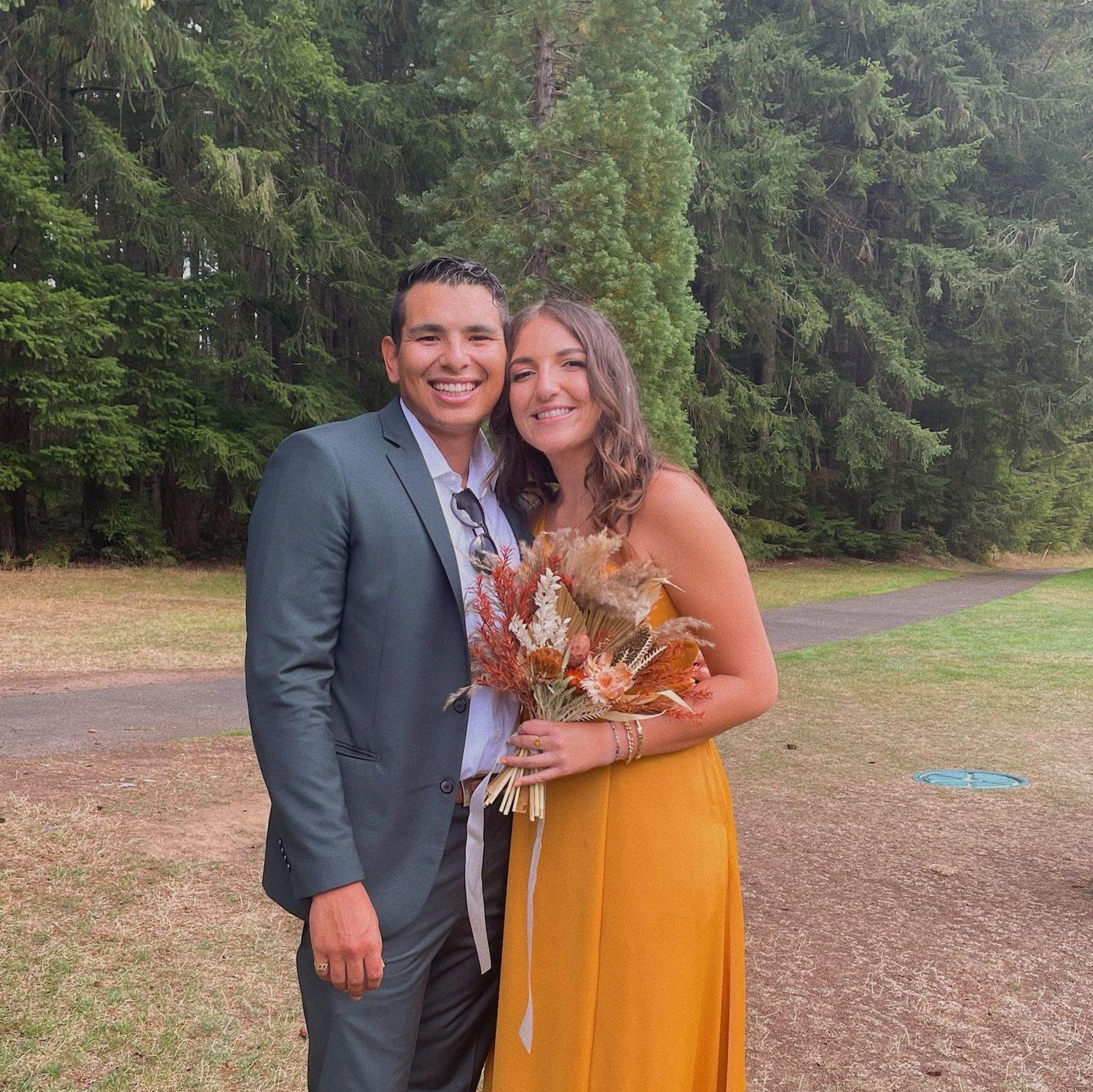 Our first wedding together, celebrating Ryan and Bernice