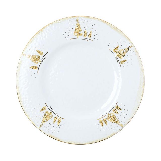 VIETRI Perla Natale Tree Round Platter