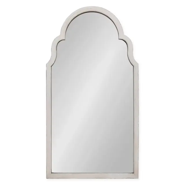 Kate and Laurel Damara 48-Inch x 26-Inch Mirror in White