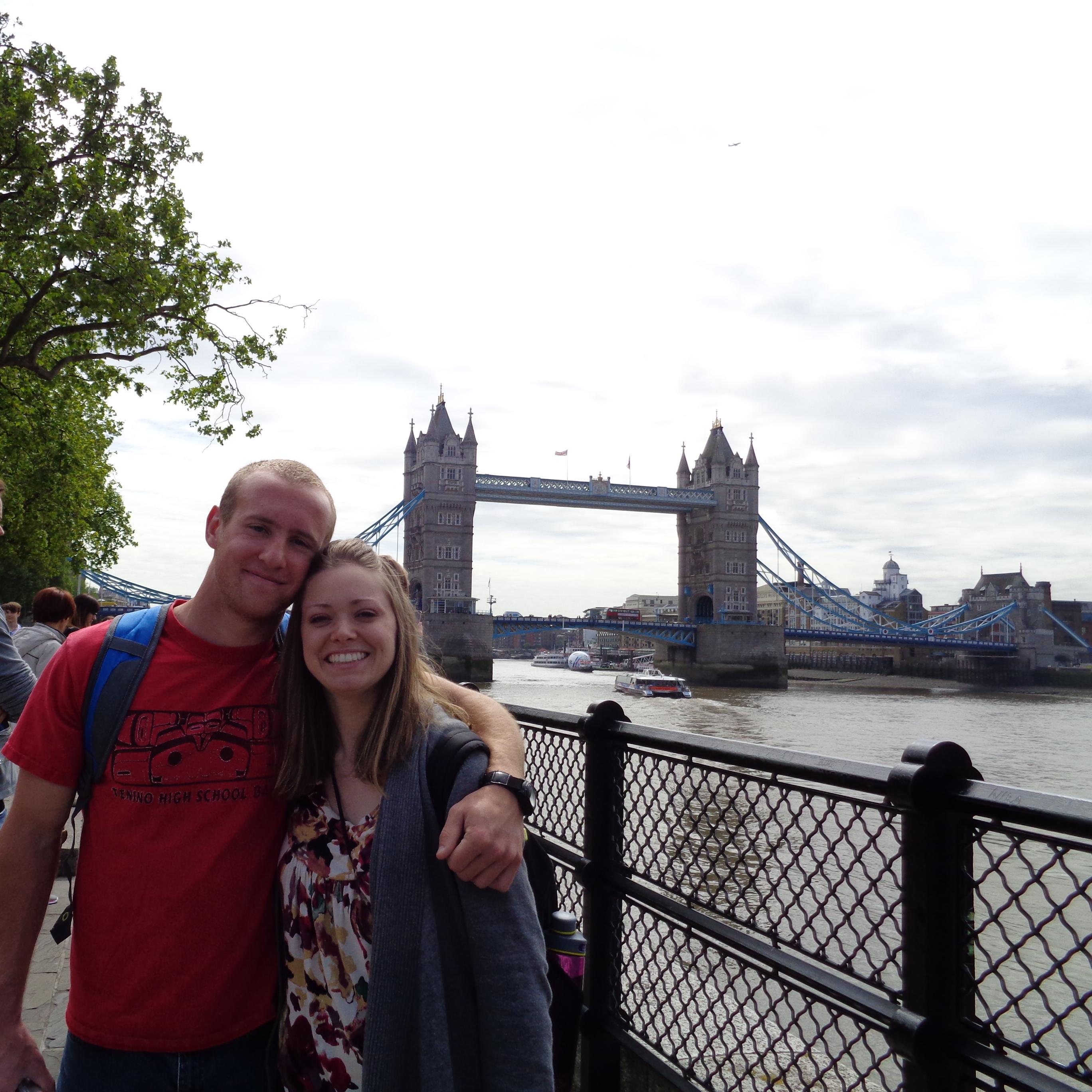 We went on a college study abroad trip to England and Ireland together in 2015.