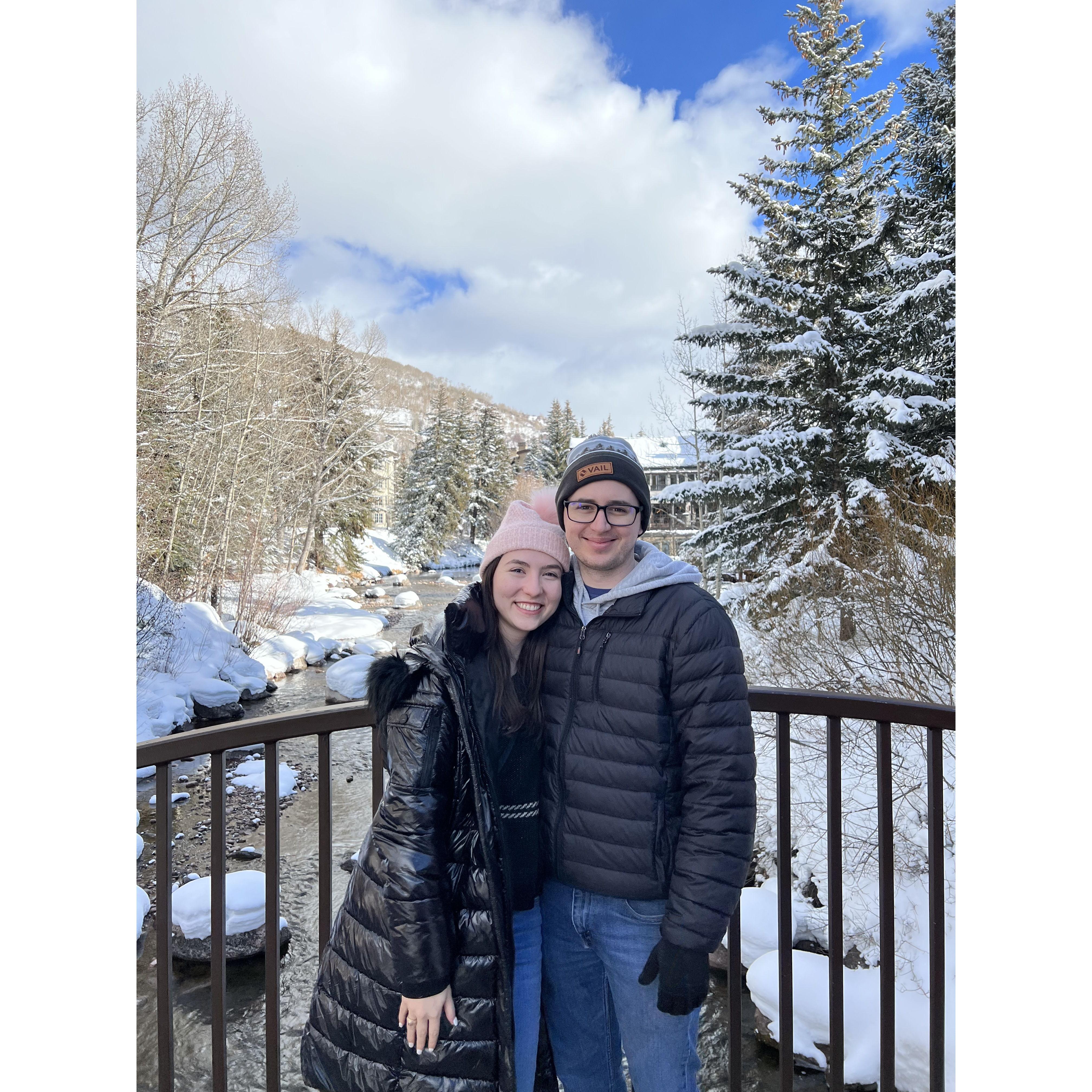 Smiling from Vail, Colorado