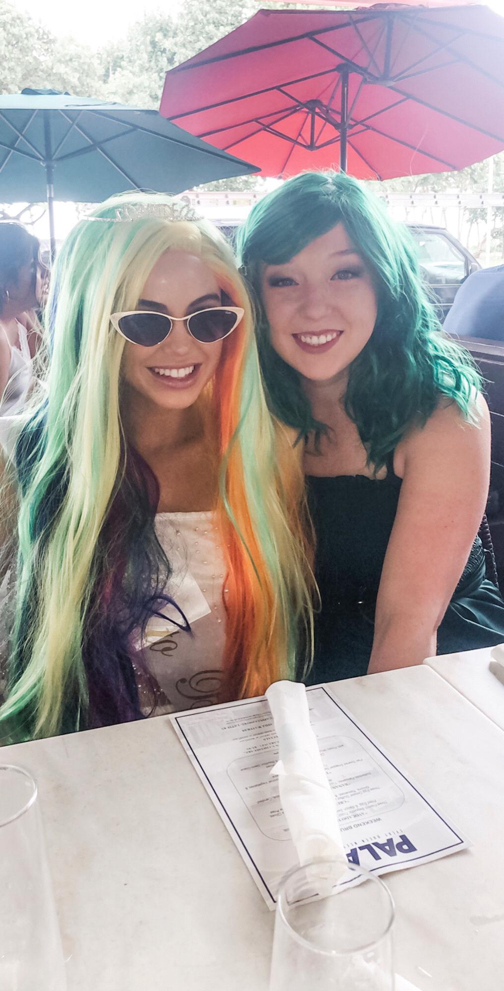 Kalynn and Bridesmaid Jodie at Brunch in Miami!