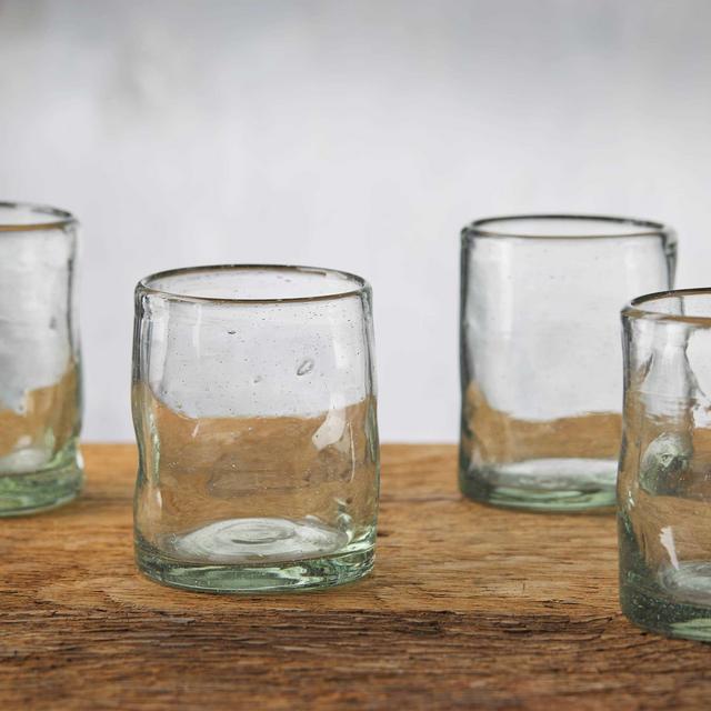 Organic Double Old-Fashioned Glass (Set of 4)