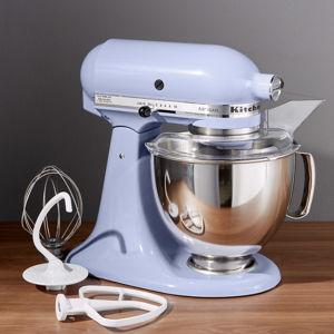 KitchenAid Artisan Series Lavender Cream 5-Quart Tilt-Head Stand Mixer + Reviews | Crate & Barrel
