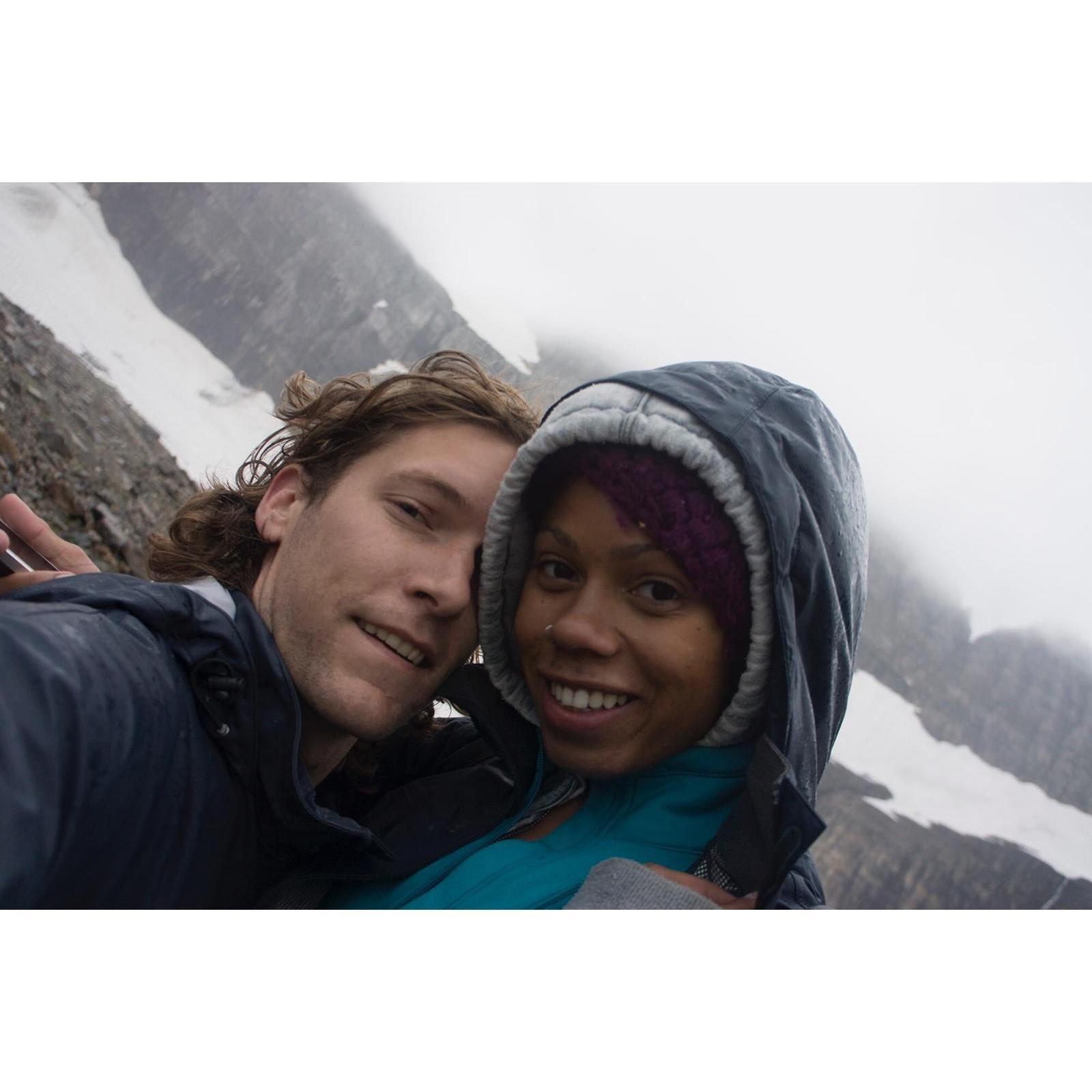 Hiking to a glacier in Montana 

July 2014