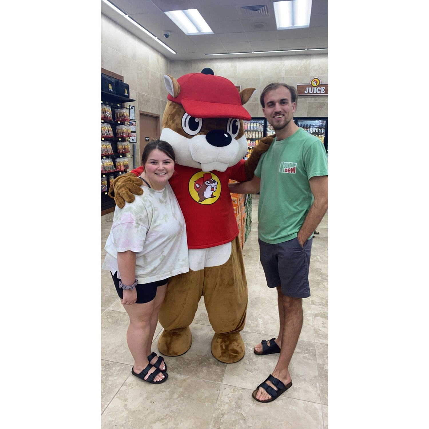 JULY 2022: Lance and Ashley met Buccee on the way for a family vacation to Gatlinburg, TN!
