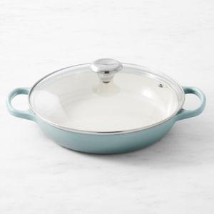 Le Creuset Enameled Cast Iron Round Braiser with Glass Lid