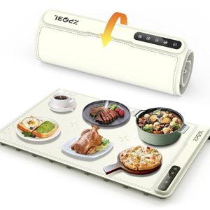 Warming Mat for Food -Electric Food Warming Tray (24"x16"), Rapid Full-Surface Heating, Portable & Rollable Versatile Food Warmer for Countertop, Perfect for Gatherings, Parties &Everyday Use