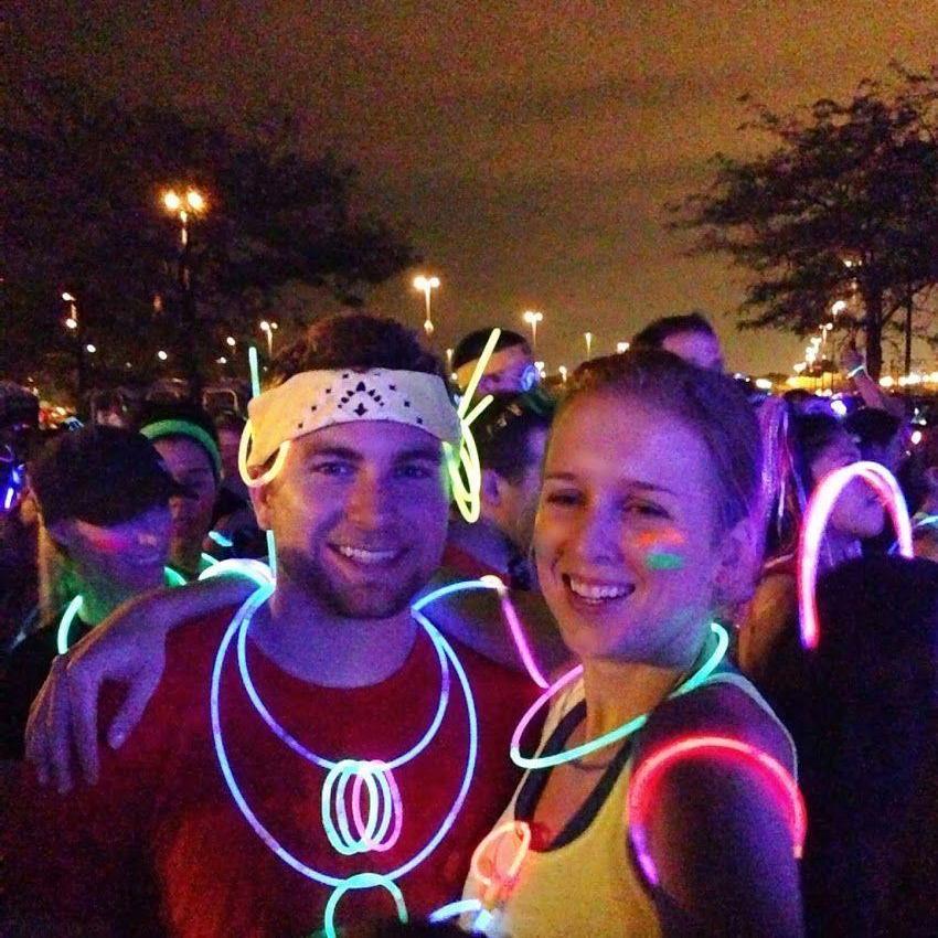 Electric run in downtown Chi