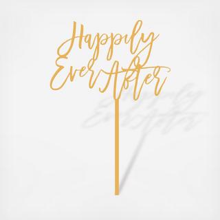 Happily Ever After Cake Topper