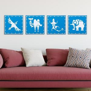 Zelda: Breath of the Wild Divine Beast 4pk Canvas - Exclusive
