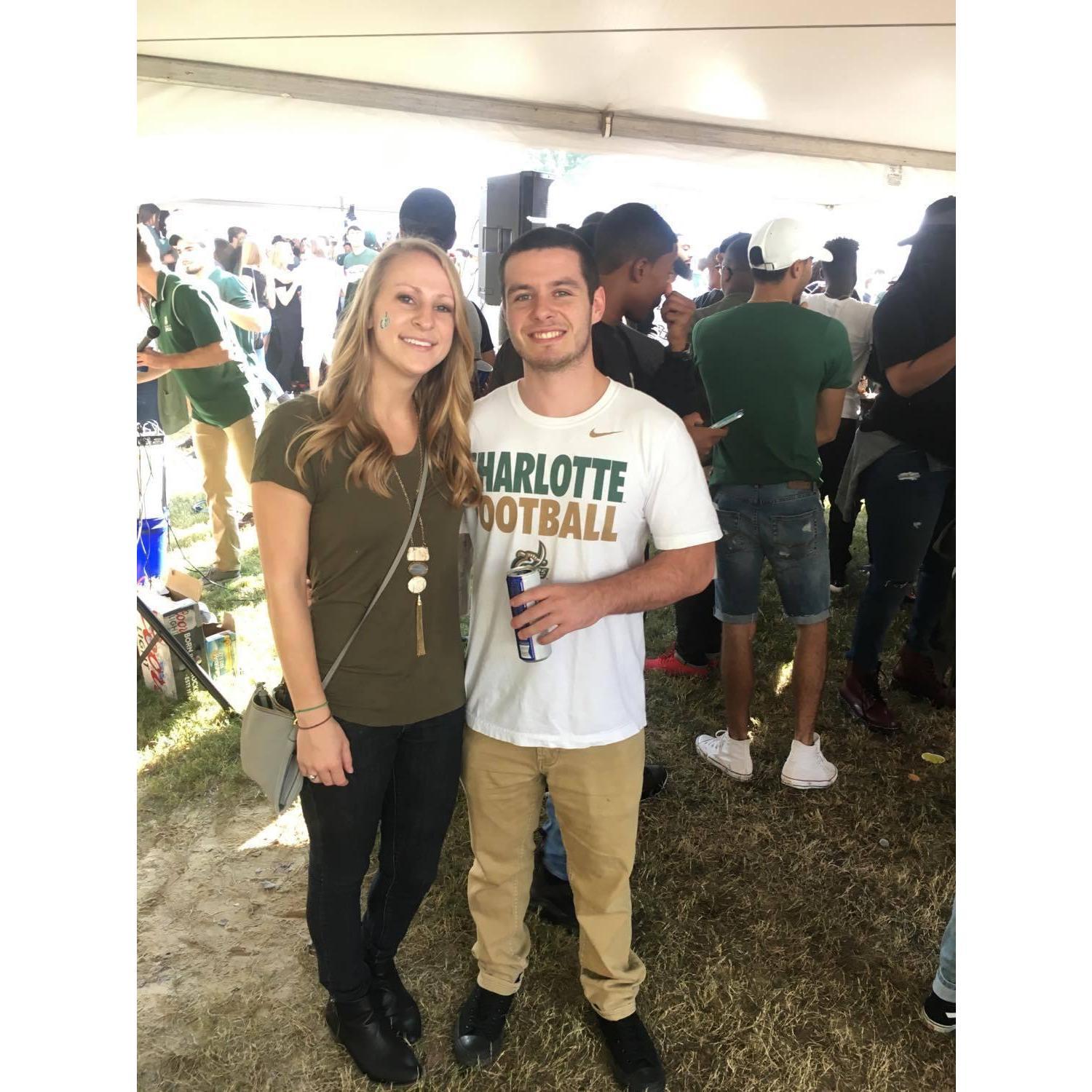 First season as UNC Charlotte alumni. Go Niners!