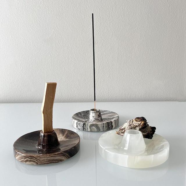 Onyx Incense & Palo Santo Holder