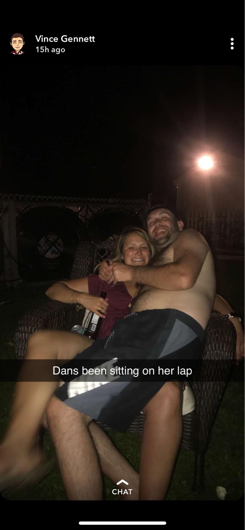 First photo together compliments of Vince Gennett