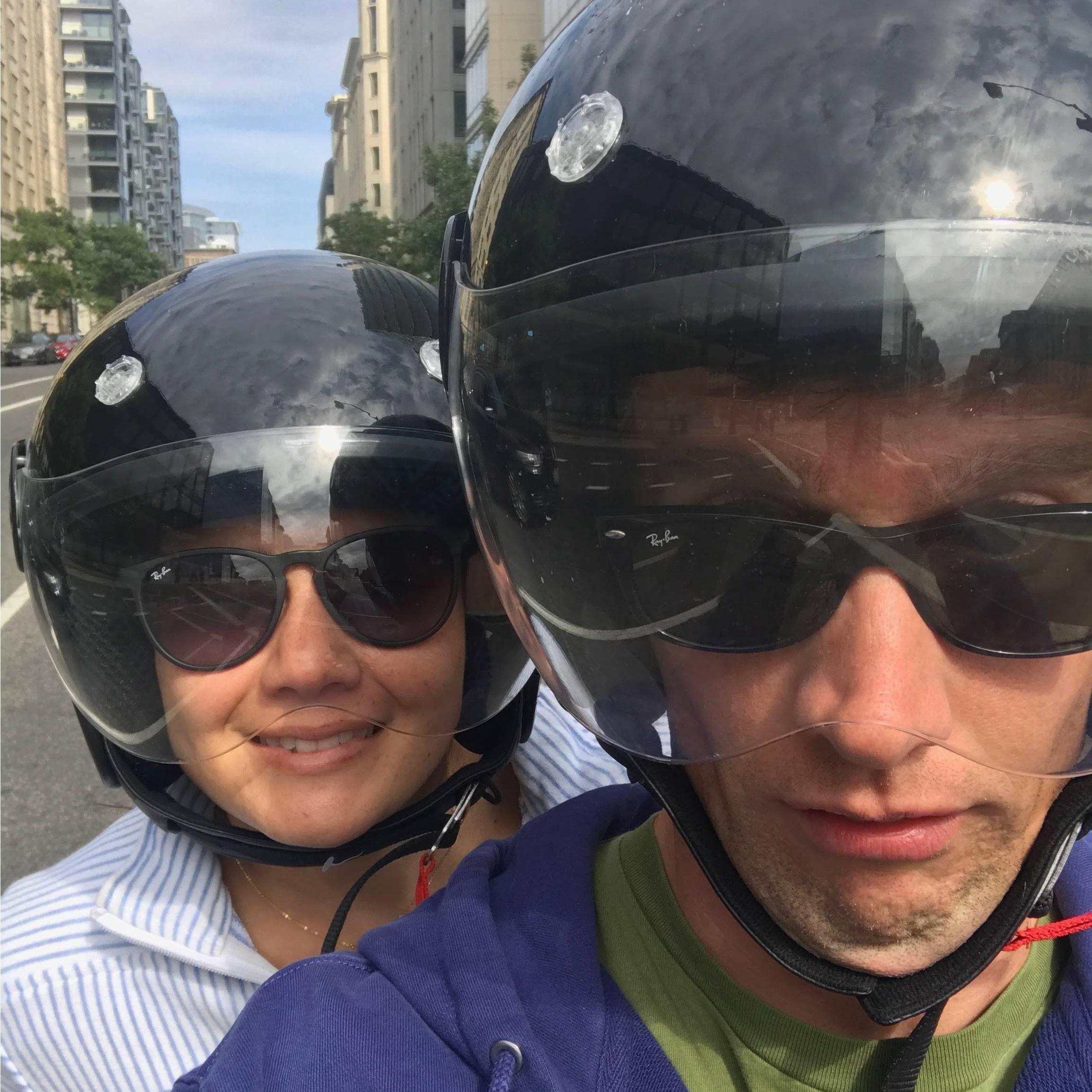 Our first Revel Scooter ride through DC.