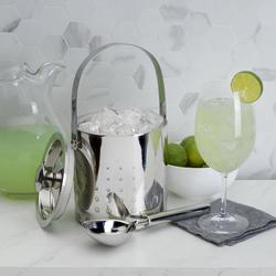 Mikasa Cheers Stainless Steel Ice Bucket and Scoop