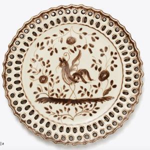 Oiseau Salad Plate, Set Of 4 in green, size OS