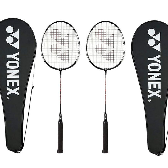 Yonex GR 303 Combo Badminton Racquet with Full Cover, Set of 2