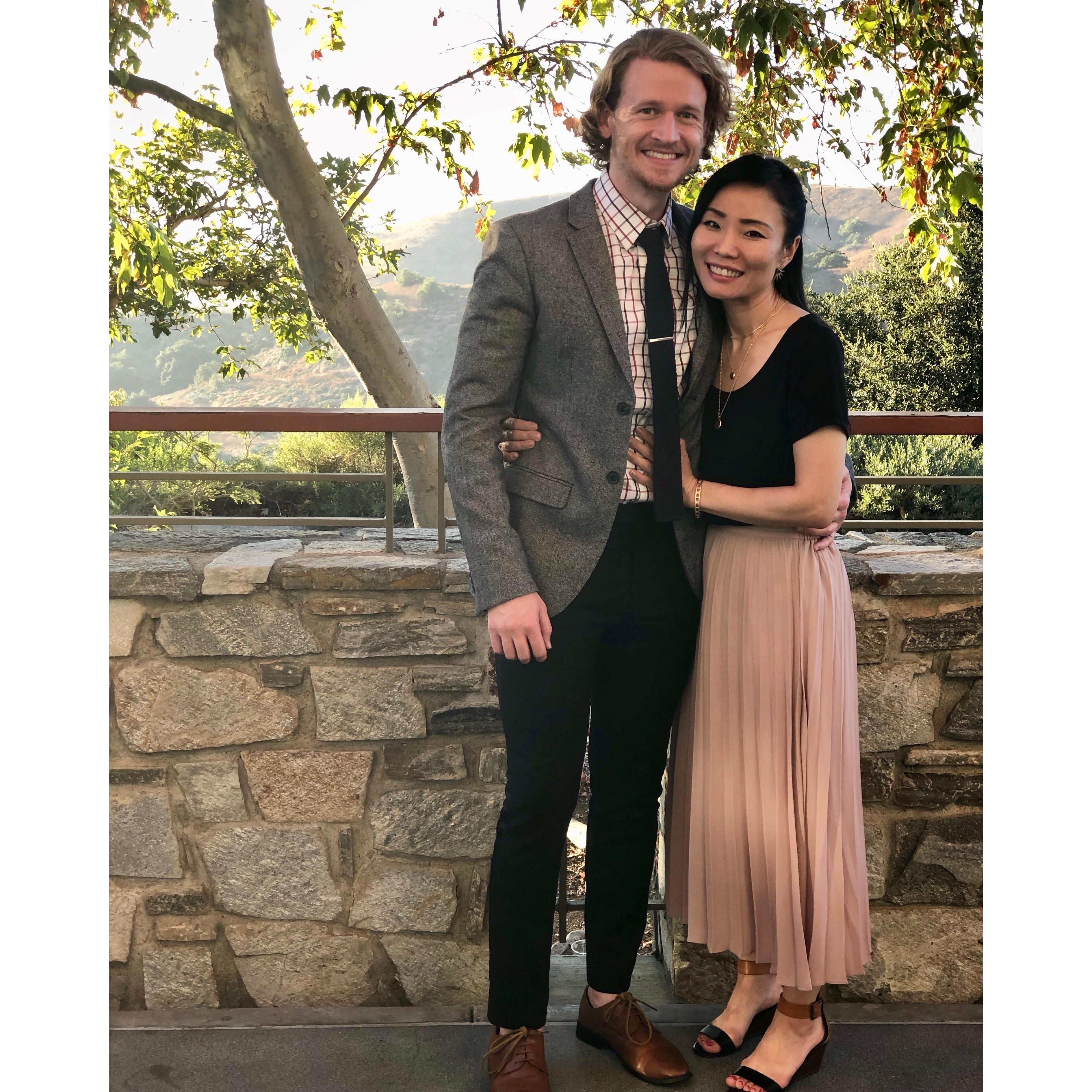 Alex's favourite photo of us. "Mindy looks so beautiful in this one." - Alex