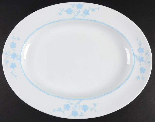 SPODE Geisha Light Blue 15" Serving Platter