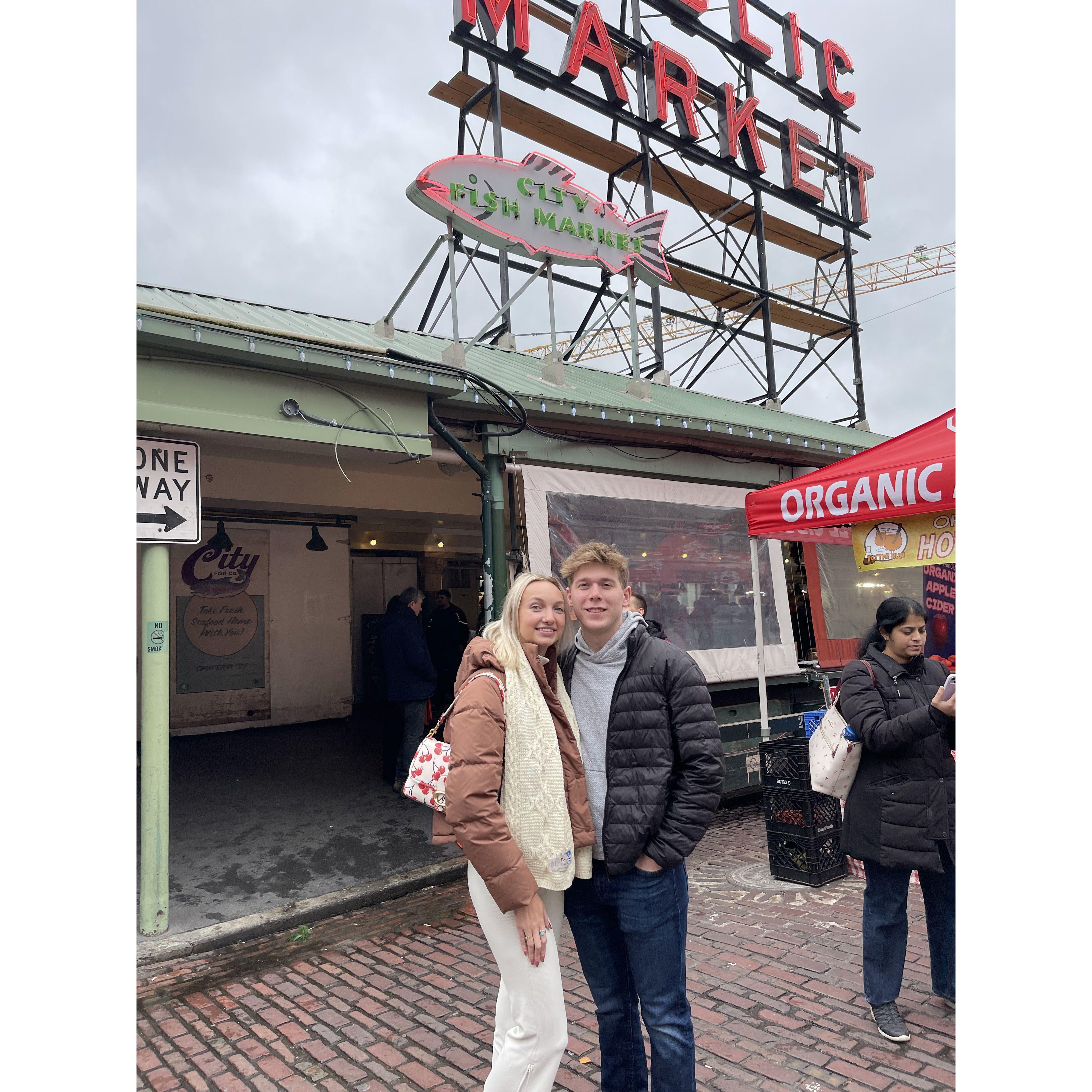 First time visiting Connor’s family in Seattle