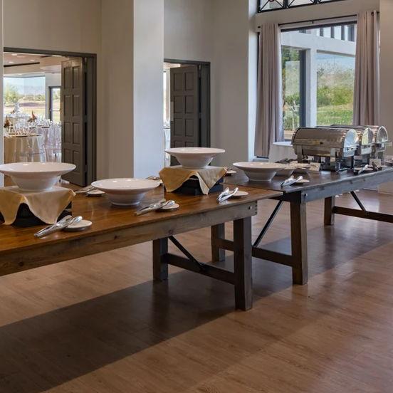 Reception food hall