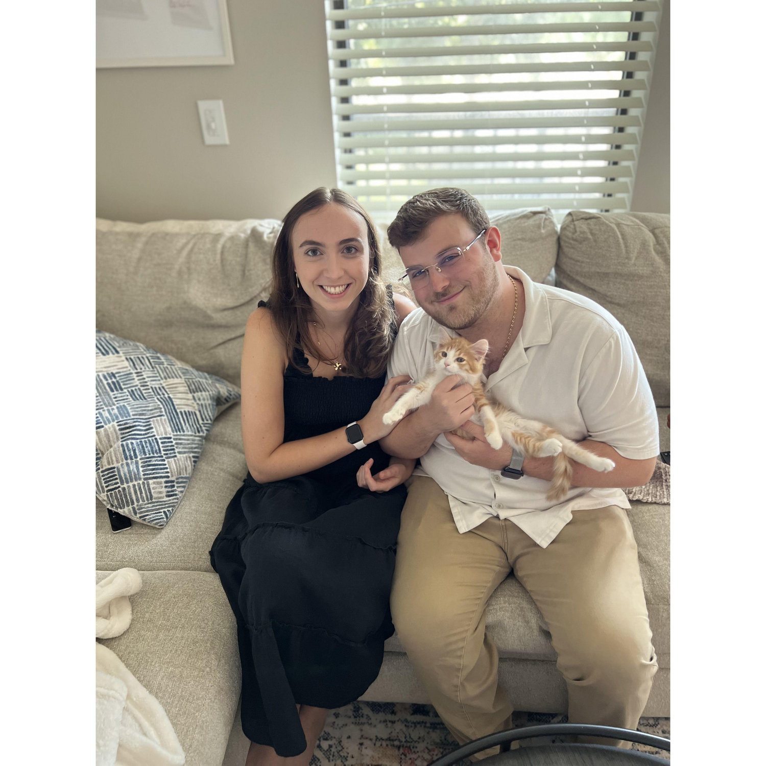 In August 2024, we made the decision to become pet parents to our beautiful kitty cat, Cleopatra Churro.