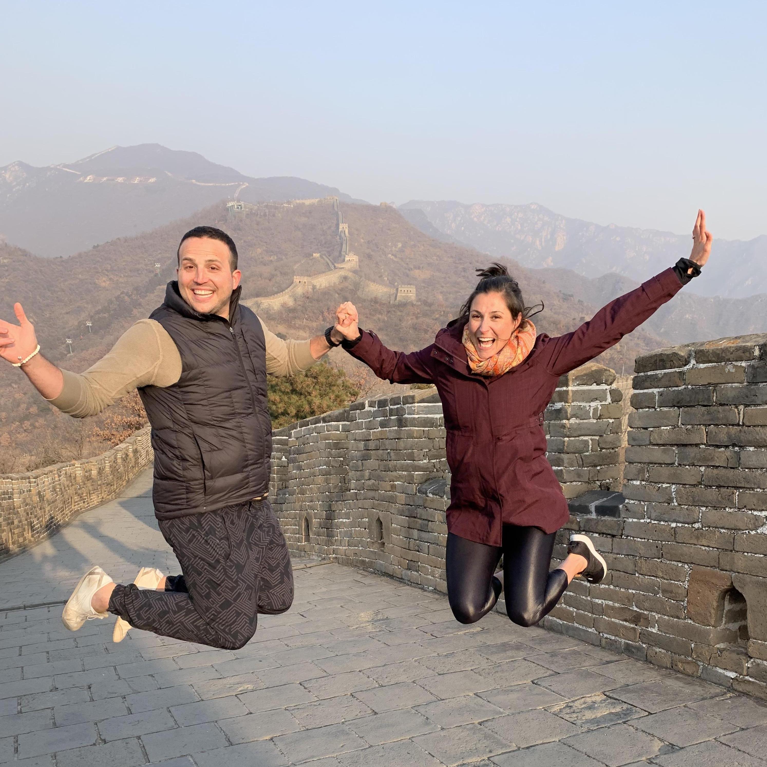When you have a 7hr layover in Beijing you go to the Great Wall!!! #LayoverTours