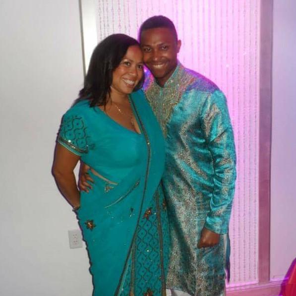 Dressed in our finest Indian attire for Dharrell (groomsman) and Linda's engagement.
