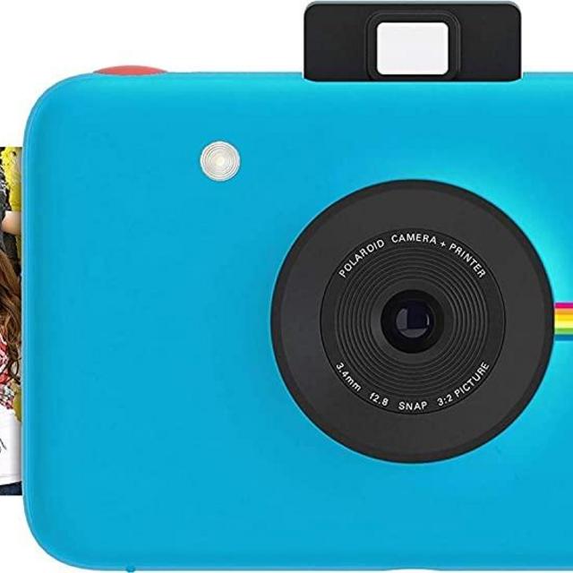 Zink Polaroid Snap Instant Digital Camera (Blue) with ZINK Zero Ink Printing Technology