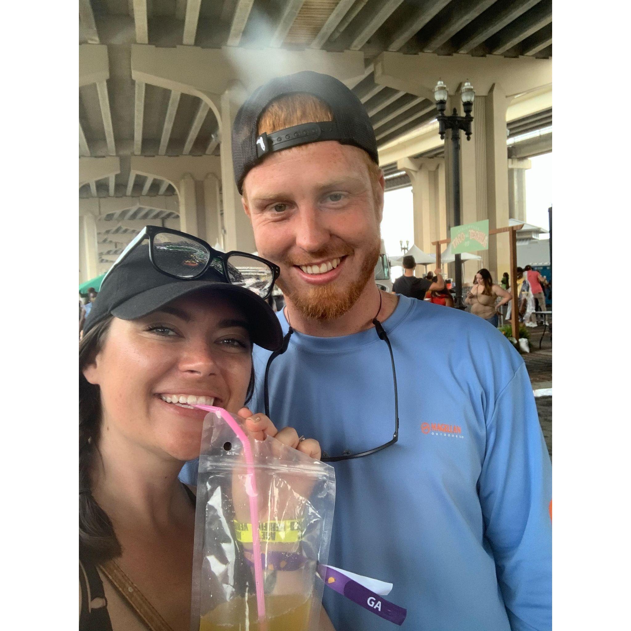 Margs in a bag are also a key to Mack's heart.... She is very easy to please.
